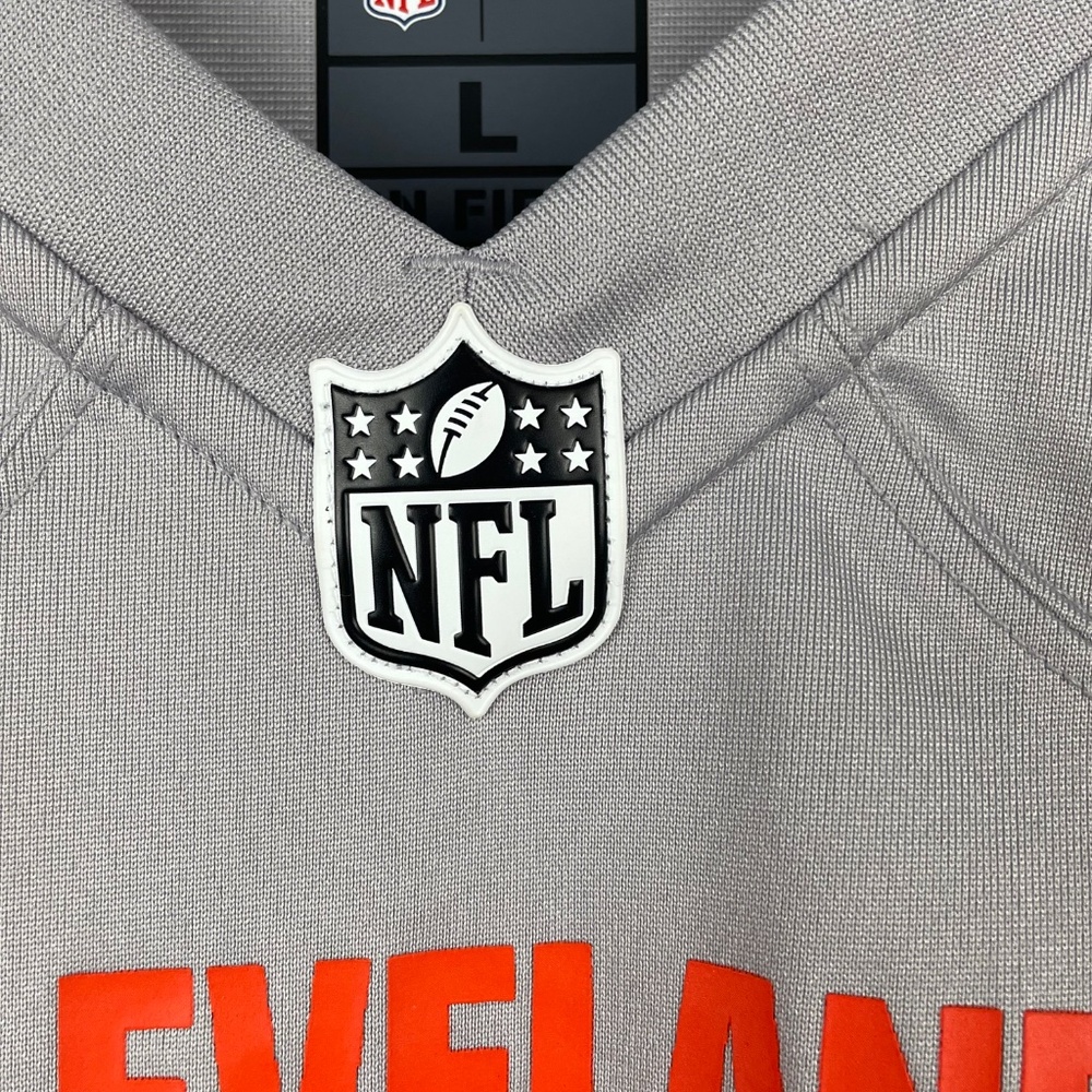 NFL Cleveland Browns Baker Mayfield #6 Alternate Game Large Gray Nike Jersey - Picture 5 of 12